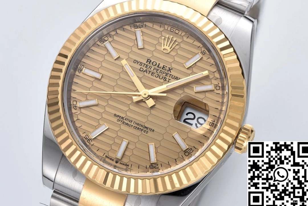 Rolex Band M126333-0020 Factory Dial Gold Datejust Motif Clean Oyster 1227